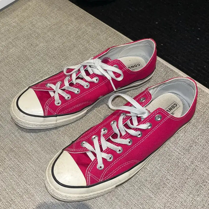 [BUNJANG] Converse Chuck 70 Low Pink Sneakers / 컨버스 척테일러 70 로우 핑크 280