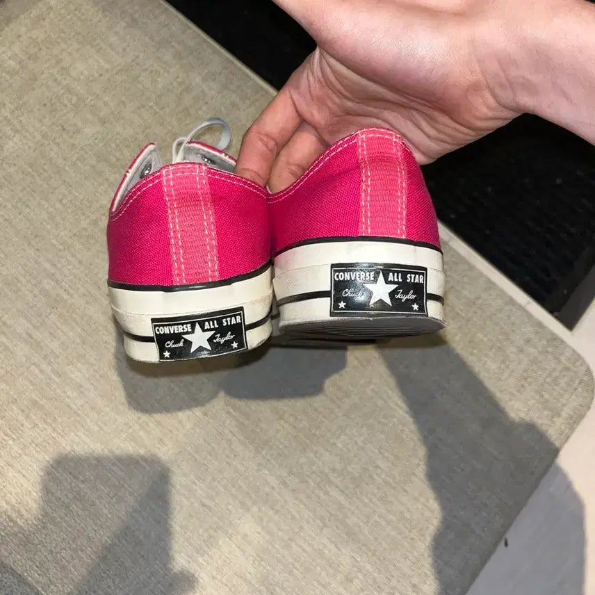 [BUNJANG] Converse Chuck 70 Low Pink Sneakers / 컨버스 척테일러 70 로우 핑크 280