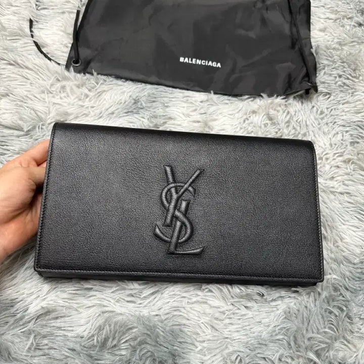 [BUNJANG] Saint Laurent Leather Clutch / 입생로랑 생로랑 클러치 (정품)