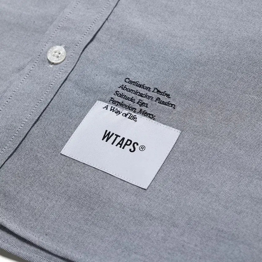 [BUNJANG] WTAPS Coolmax Oxford Shirt Black 23SS / [M] 더블탭스 쿨맥스 옥스포드 셔츠 블랙 23SS