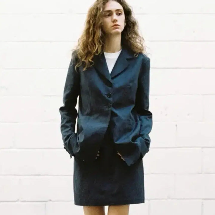 [BUNJANG] Marithe Francois Girbaud Three-Button Jacket Navy M / [새상품] 마리떼 프랑소와 저버 쓰리버튼 자켓_원가 19.9만원
