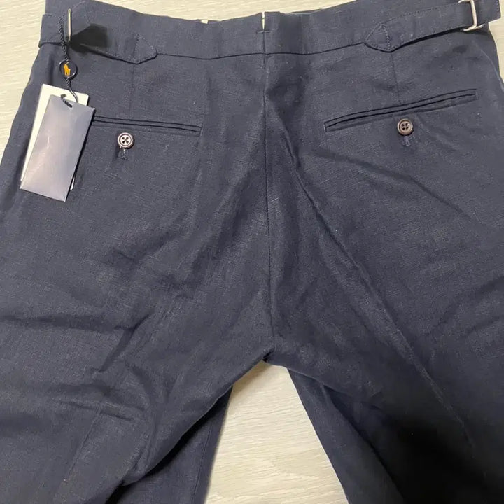 [BUNJANG] Polo Ralph Lauren Linen Trousers Dark Navy 34 / 폴로 랄프로렌 린넨 트라우저 다크 네이비 34사이즈