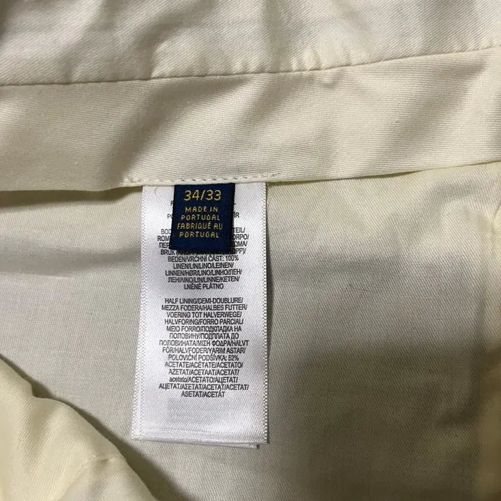[BUNJANG] Polo Ralph Lauren Linen Trousers Dark Navy 34 / 폴로 랄프로렌 린넨 트라우저 다크 네이비 34사이즈
