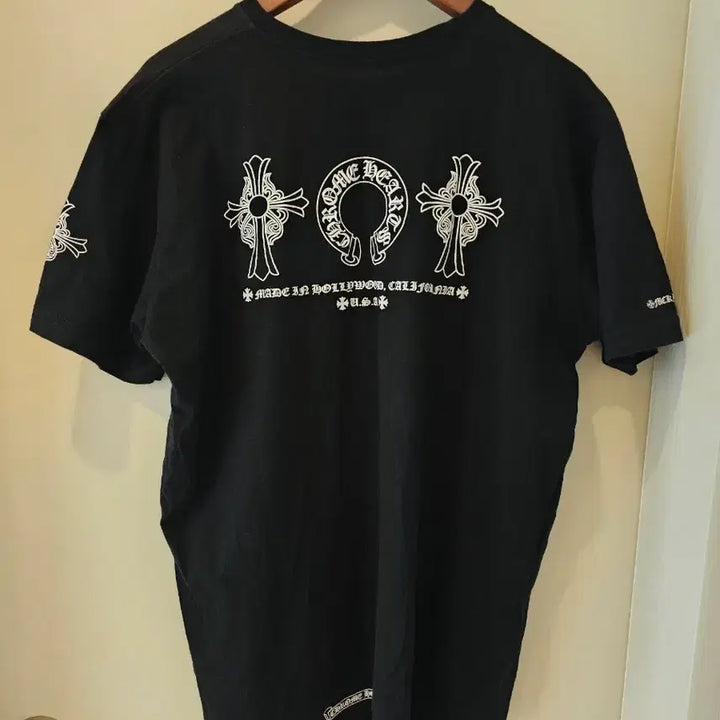 [SOLD OUT] 크롬하츠 홀스슈 퍽유 반팔 티셔츠 블랙 XL