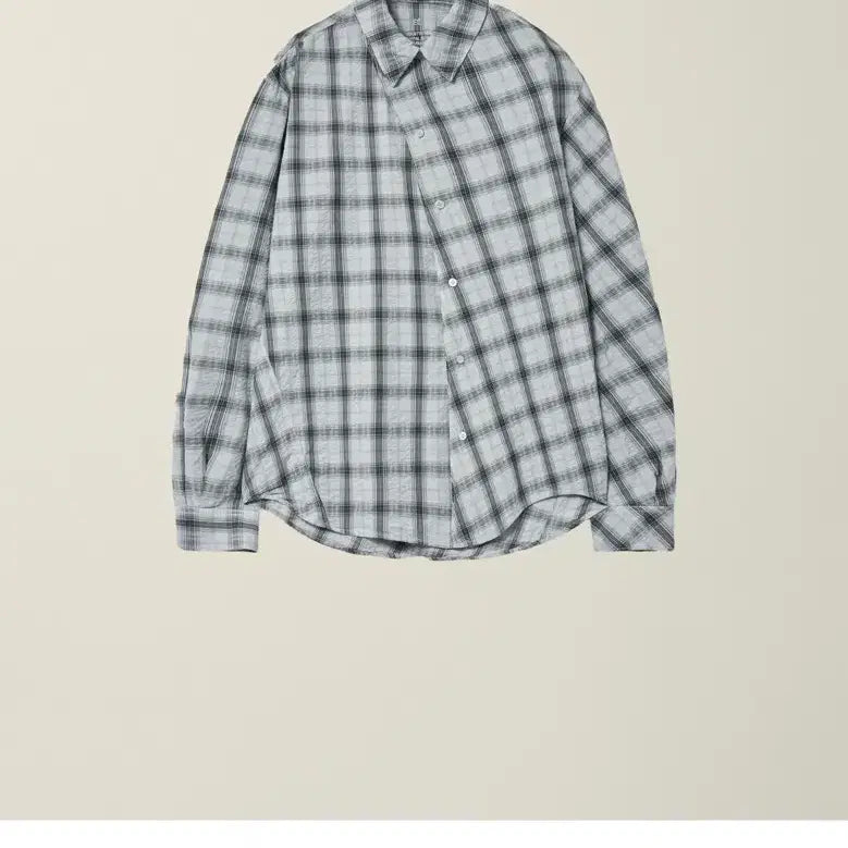 [SOLD OUT] 누마레 ee 커브드 체크 셔츠