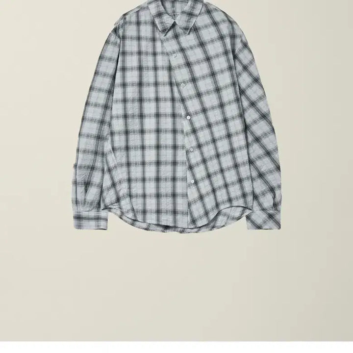 [SOLD OUT] 누마레 ee 커브드 체크 셔츠