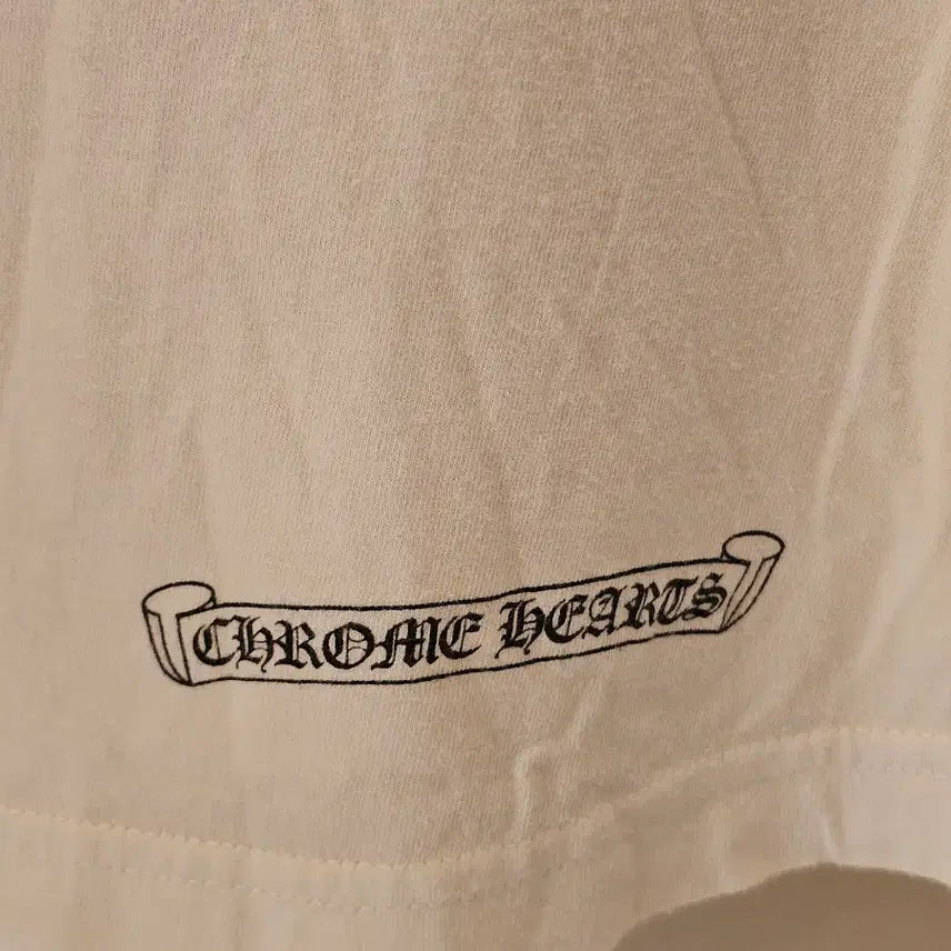 [BUNJANG] Chrome Hearts Horseshoe Lettering T-shirt White L / [정품] 크롬하츠 홀스슈 레터링 반팔 티셔츠 화이트 L