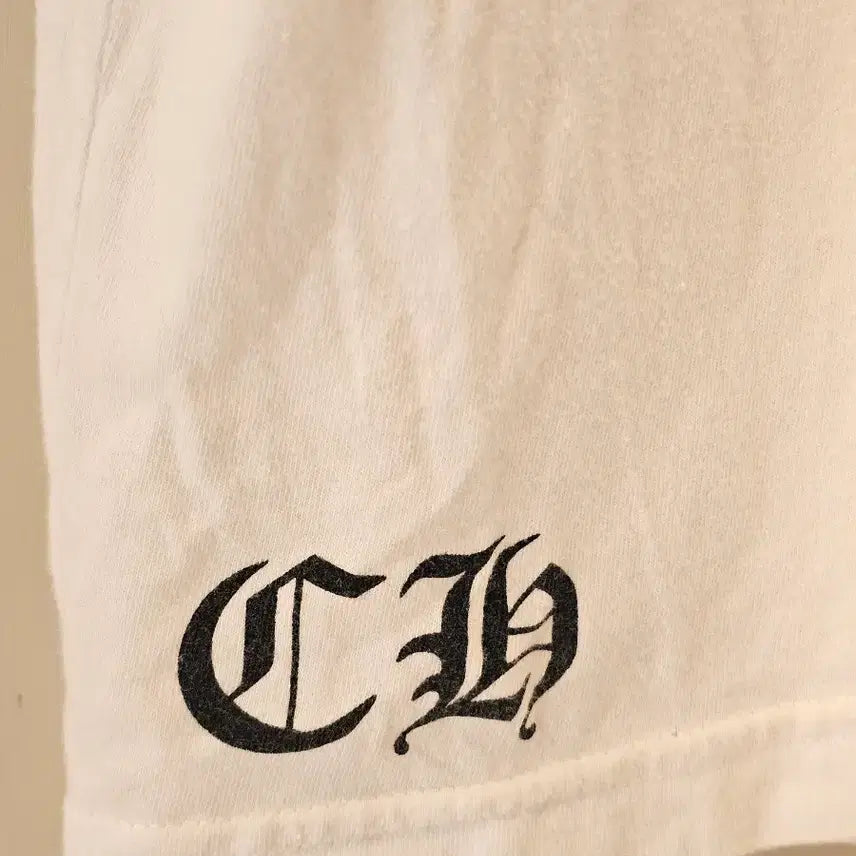 [BUNJANG] Chrome Hearts Horseshoe Lettering T-shirt White L / [정품] 크롬하츠 홀스슈 레터링 반팔 티셔츠 화이트 L