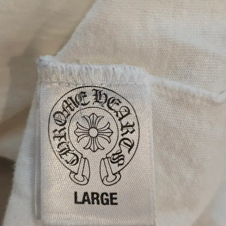 [BUNJANG] Chrome Hearts Horseshoe Lettering T-shirt White L / [정품] 크롬하츠 홀스슈 레터링 반팔 티셔츠 화이트 L