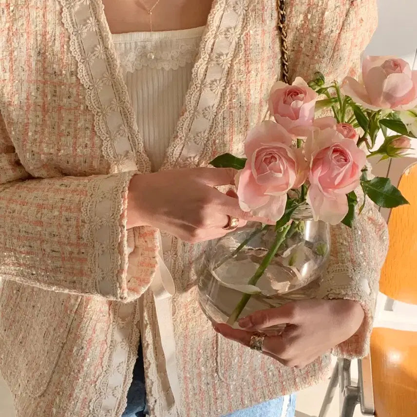 [SOLD OUT] 주말만10만원)바이씨니 제작 기프트트위드자켓 오렌지