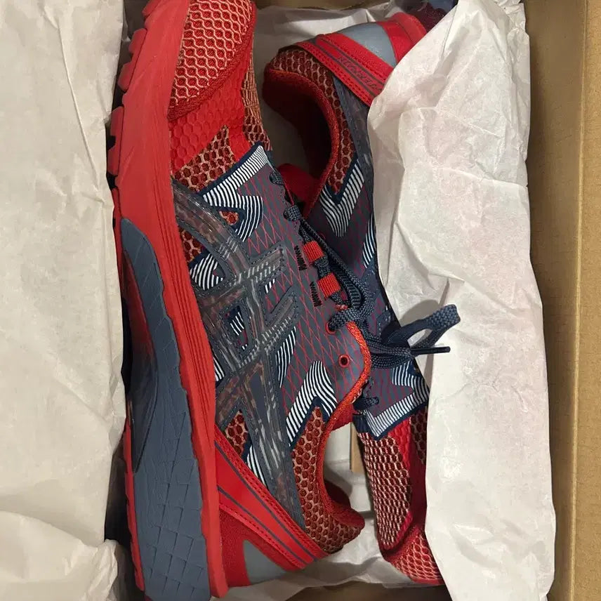 [BUNJANG] Asics Gel Terrain Classic Red Wood Crape 280 / 아식스 젤 터레인 클래식 레드 우드 크레이프 280