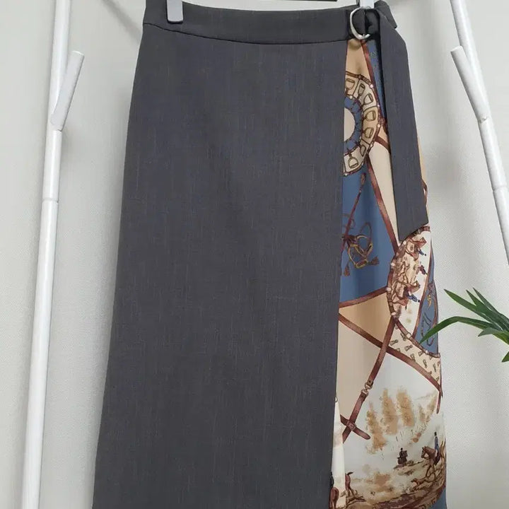 [SOLD OUT] 잇미샤 스카프 벨티드스커트