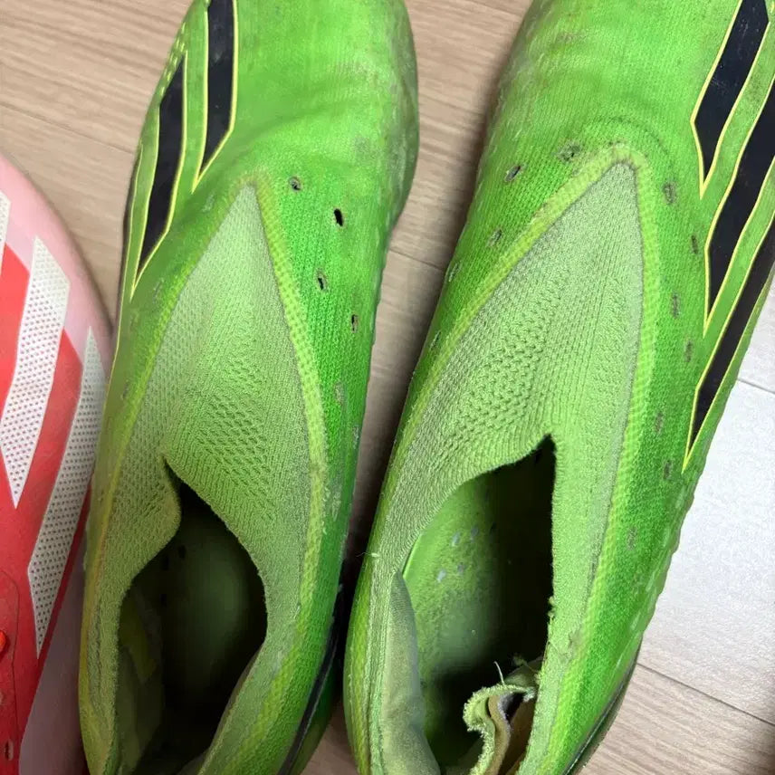 [BUNJANG] Adidas Speedportal Green FG Soccer Cleats / 스피드포탈 아디다스 그린 FG 265 축구화