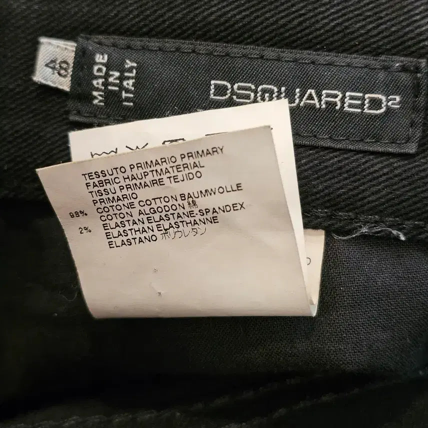 [BUNJANG] Dsquared2 Studded Black Jeans (Size 48) / 디스퀘어드 스터드 블랙진 48사이즈 디퀘 데님