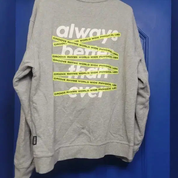[BUNJANG] Grooverhyme Crewneck Sweatshirt / Grooverhyme 맨투맨 L