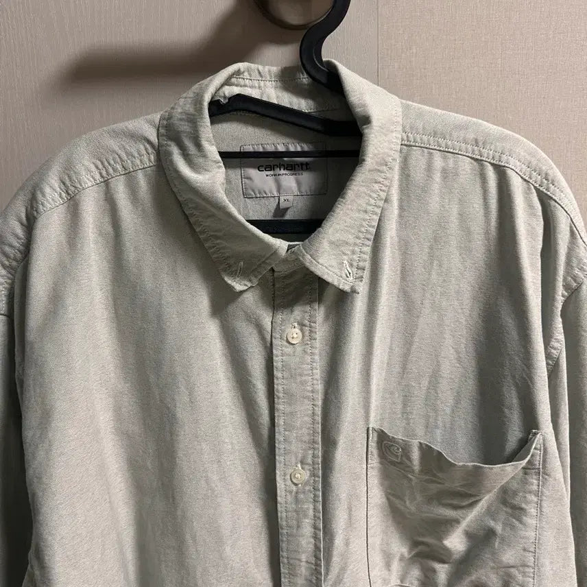 [SOLD OUT] 칼하트 WIP 그레이 코튼셔츠 XL