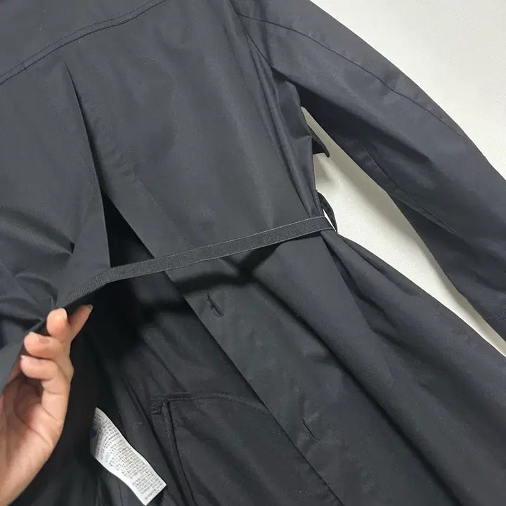 [BUNJANG] Missha Belted Long Trench Coat / 미샤22 절개 벨티드 롱 트렌치코트