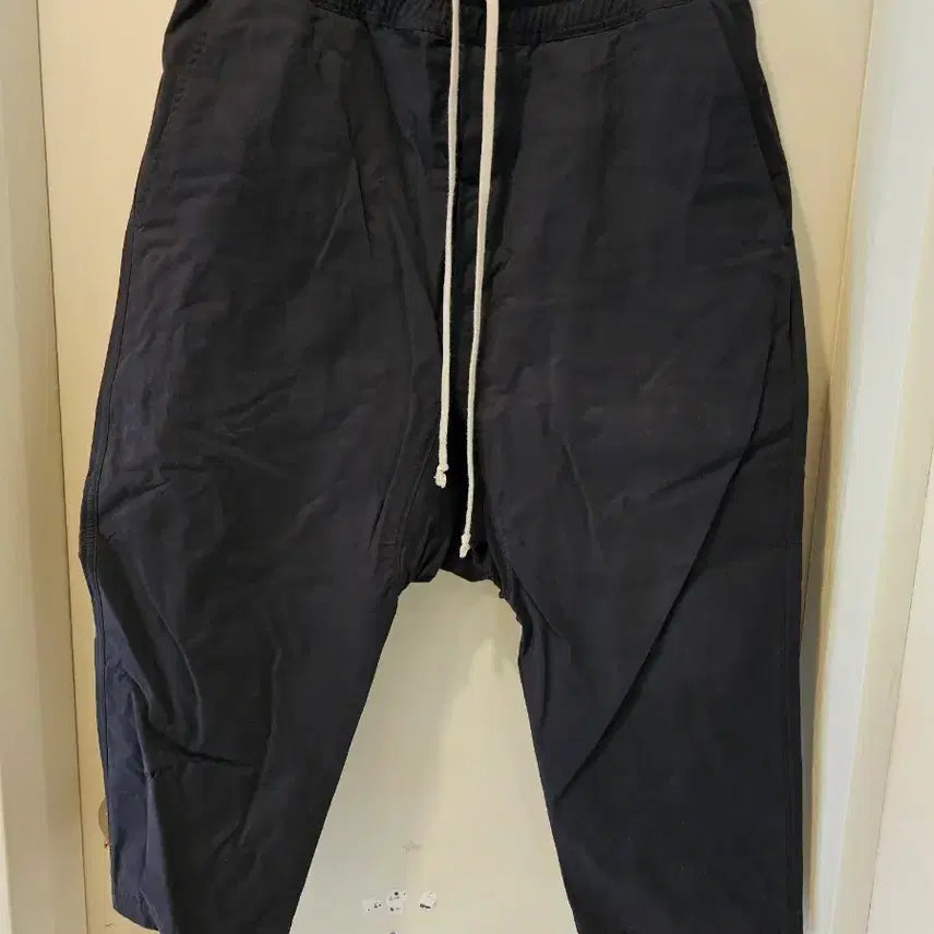 [BUNJANG] Rick Owens Darkshadow Black Crop Baggy Pants L / [정품] 릭오웬스 다크쉐도우 블랙 크롭 배기 팬츠 L