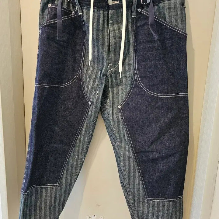 [BUNJANG] Comme des Garçons GANRYU Stripe Denim Pants M / [정품] 간류 꼼데가르송 데님 팬츠 M