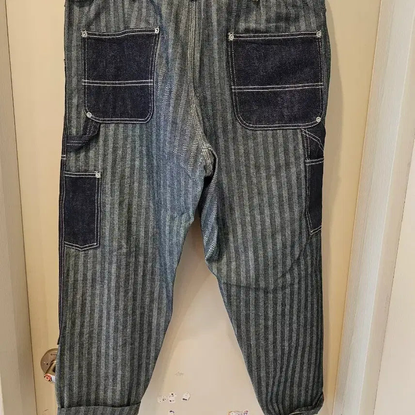 [BUNJANG] Comme des Garçons GANRYU Stripe Denim Pants M / [정품] 간류 꼼데가르송 데님 팬츠 M
