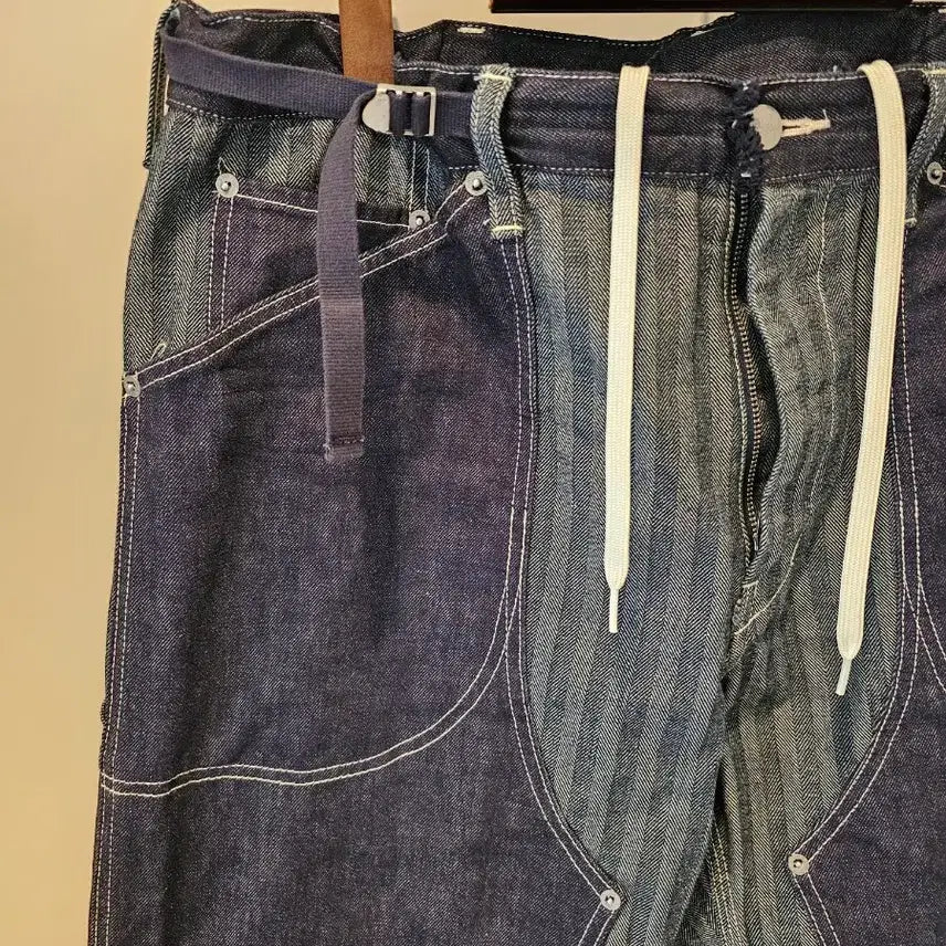 [BUNJANG] Comme des Garçons GANRYU Stripe Denim Pants M / [정품] 간류 꼼데가르송 데님 팬츠 M