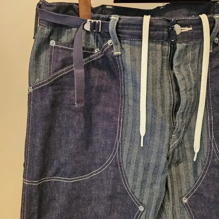 [BUNJANG] Comme des Garçons GANRYU Stripe Denim Pants M / [정품] 간류 꼼데가르송 데님 팬츠 M