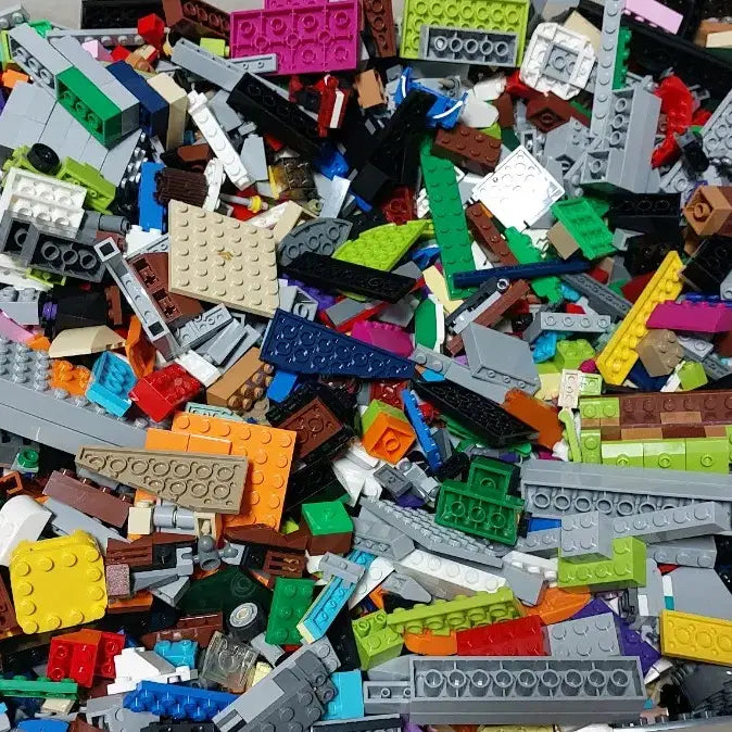 [BUNJANG] Lego Airplane and Car Bulk Parts Bundle Set / 레고 비행기 자동차 혼합 벌크  부품 일괄