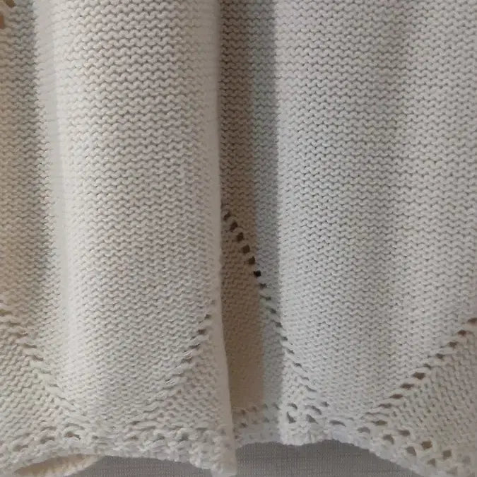 [BUNJANG] Maje Ivory Colorblock Cardigan / 마쥬 아이보리 배색 가디건