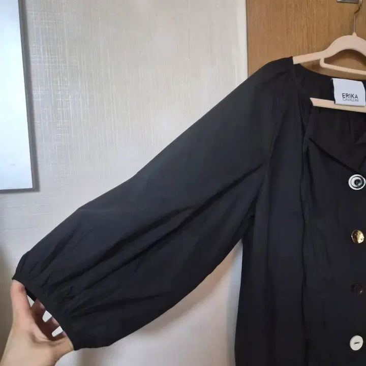 [BUNJANG] Erika Cavallini Long Blouse / 에리카카발리니 롱블라우스