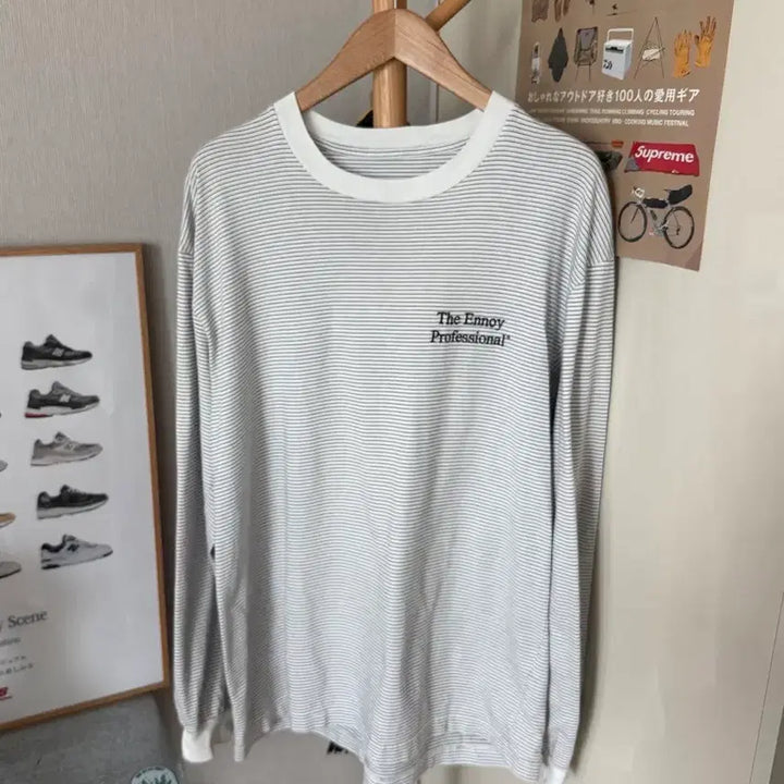 [BUNJANG] Ennoy Border Long Sleeve T-Shirt / 엔노이 Ennoy Border L/S T-shirt