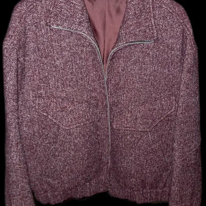 [BUNJANG] Afterpray High Neck Wool Blouson M Size / [1회 착용] 애프터프레이 하이넥 울 블루종 M