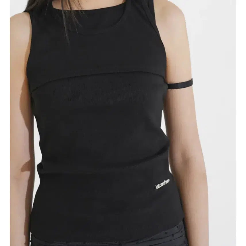 [BUNJANG] WSC Archive Overlap Sleeveless Top / wsc archive overlap sleeveless 오버랩 슬리브리스