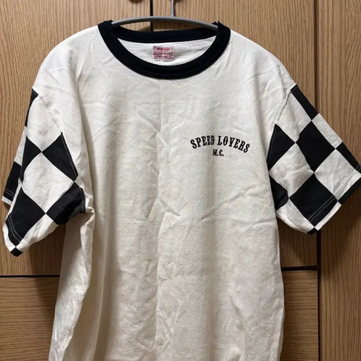 [SOLD OUT] 쿠쉬맨 cushman 체커보드 티셔츠 L사이즈 판매