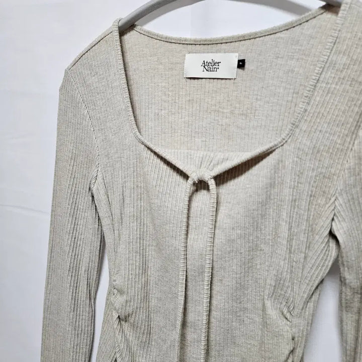 [BUNJANG] Atelier Nine Shirring Knit Top / 아틀리에나인 셔링 니트 F