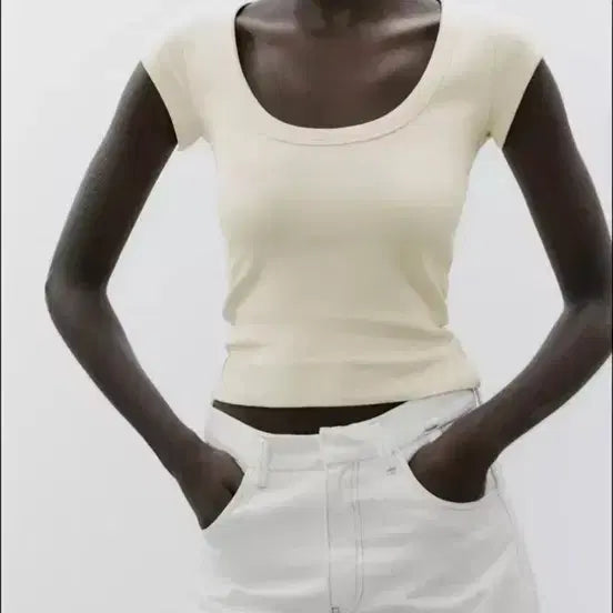 [BUNJANG] ZARA Short Sleeve T-shirt / 자라 반팔 티셔츠