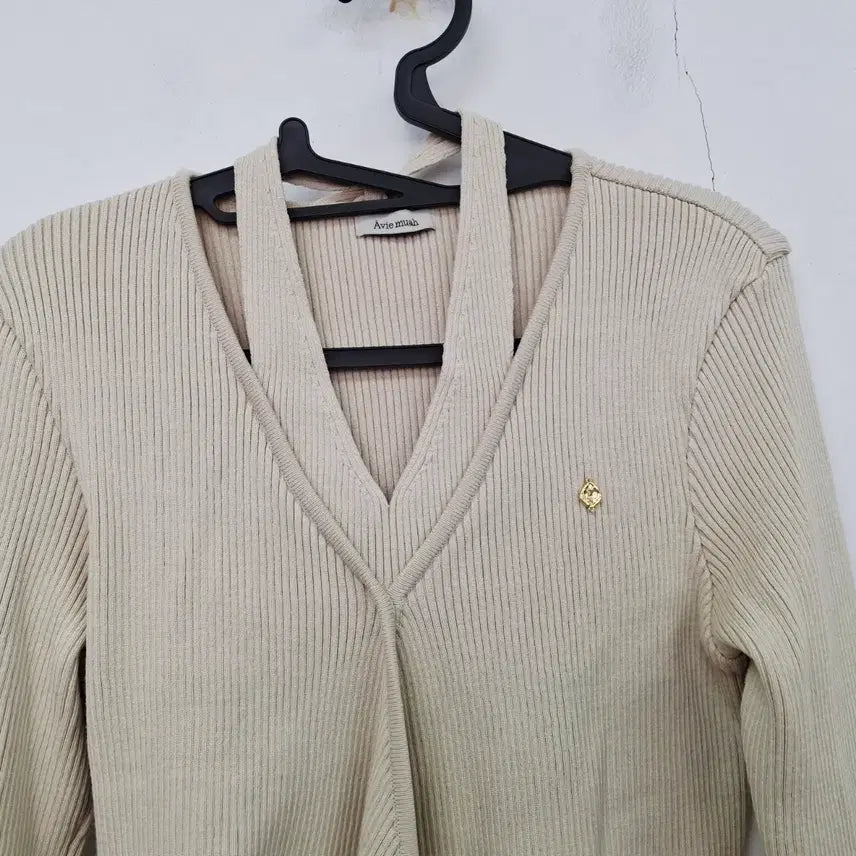 [BUNJANG] Avie Muah Halter Neck Knitted Top Ivory Women&