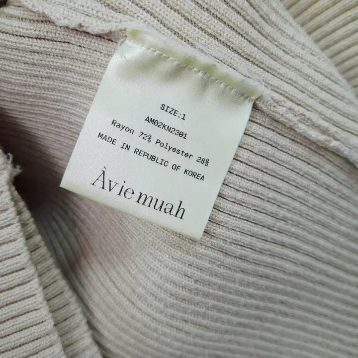 [BUNJANG] Avie Muah Halter Neck Knitted Top Ivory Women&