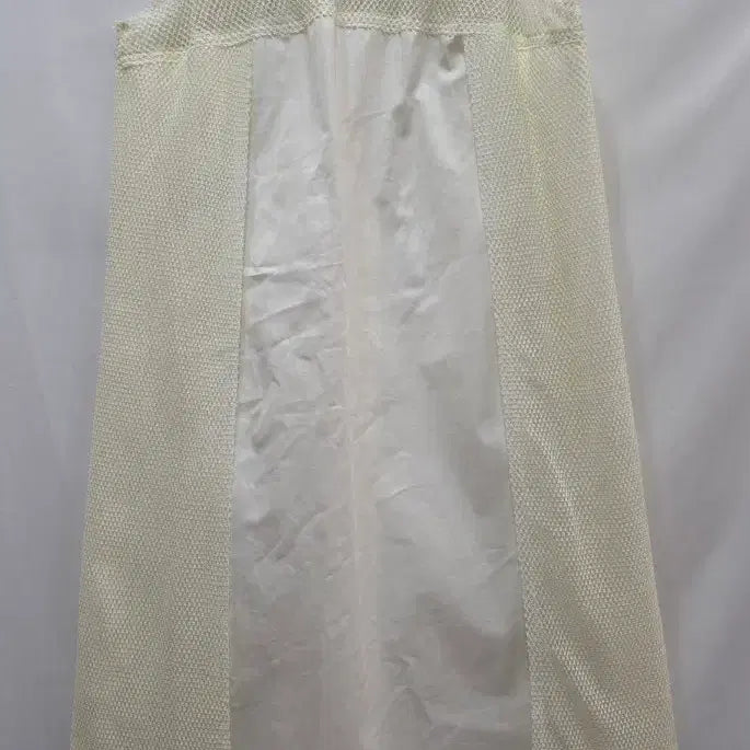 [BUNJANG] Fendi Ivory Mesh Layered Midi Dress / (정품)펜디 아이보리 메쉬 레이어드 원피스 66_매장판
