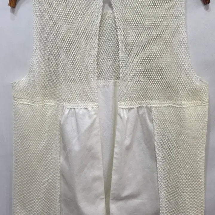 [BUNJANG] Fendi Ivory Mesh Layered Midi Dress / (정품)펜디 아이보리 메쉬 레이어드 원피스 66_매장판