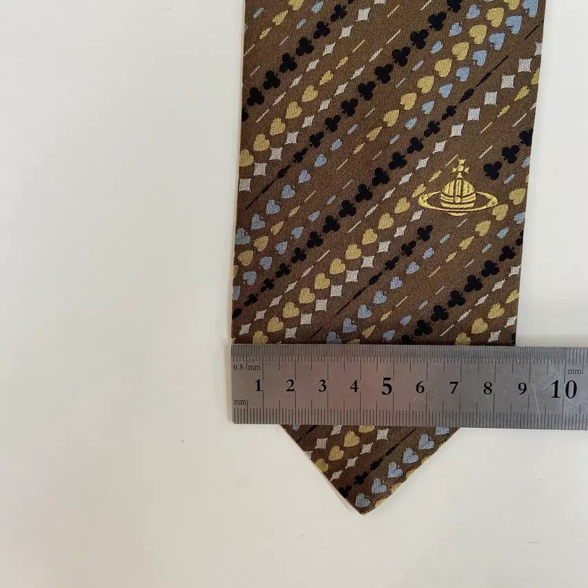 [BUNJANG] Vivienne Westwood Simple Logo Silk Necktie / 비비안웨스트우드 심플로고 정품 명품 넥타이(Vivienne)8.4cm