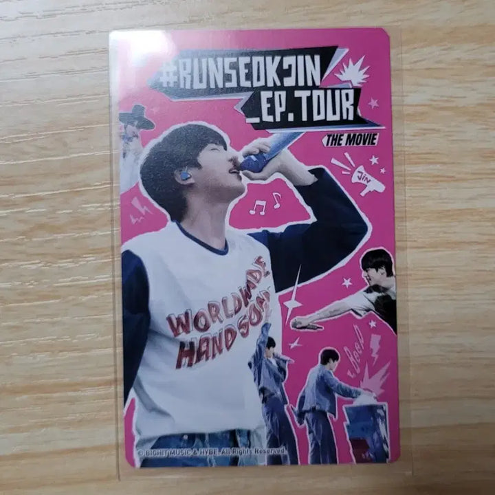 [BUNJANG] BTS Jin Run Movie Japan POB Photocard / 런석진 무비 일본 무비치케 특전 포카