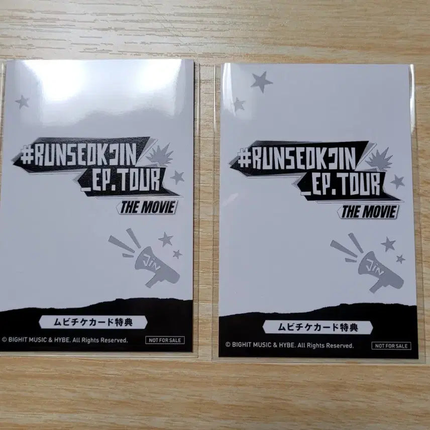 [BUNJANG] BTS Jin Run Movie Japan POB Photocard / 런석진 무비 일본 무비치케 특전 포카