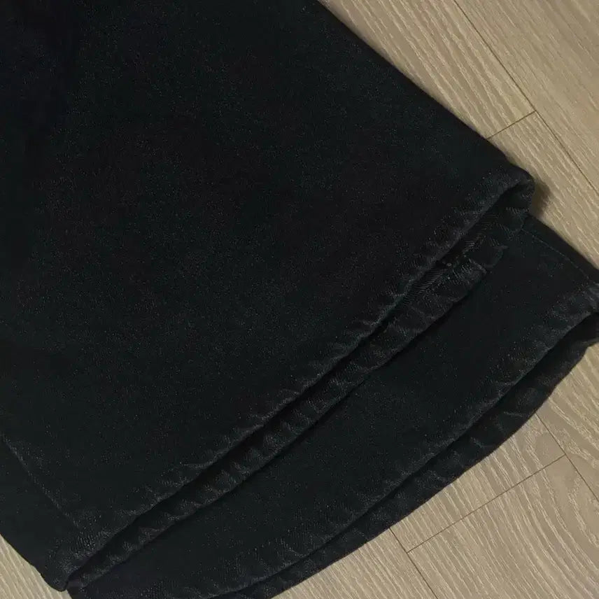 [BUNJANG] IFeellucky Bootcut Skirt Denim Pants - Black / [L] IFeellucky 아이필럭키 부츠컷 스커트 데님팬츠 블랙