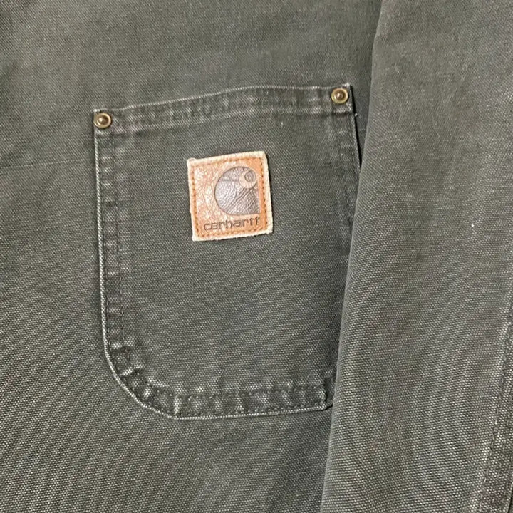 [BUNJANG] Carhartt C02 Moss Chore Work Jacket / [3XL추천/표기2XL] 처분 USA 칼하트 c02 모스 초어 워크 자켓