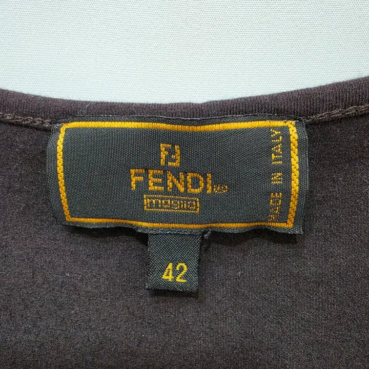 [BUNJANG] Fendi Burgundy Sleeveless Dress / (정품)펜디 버건디 민소매 원피스