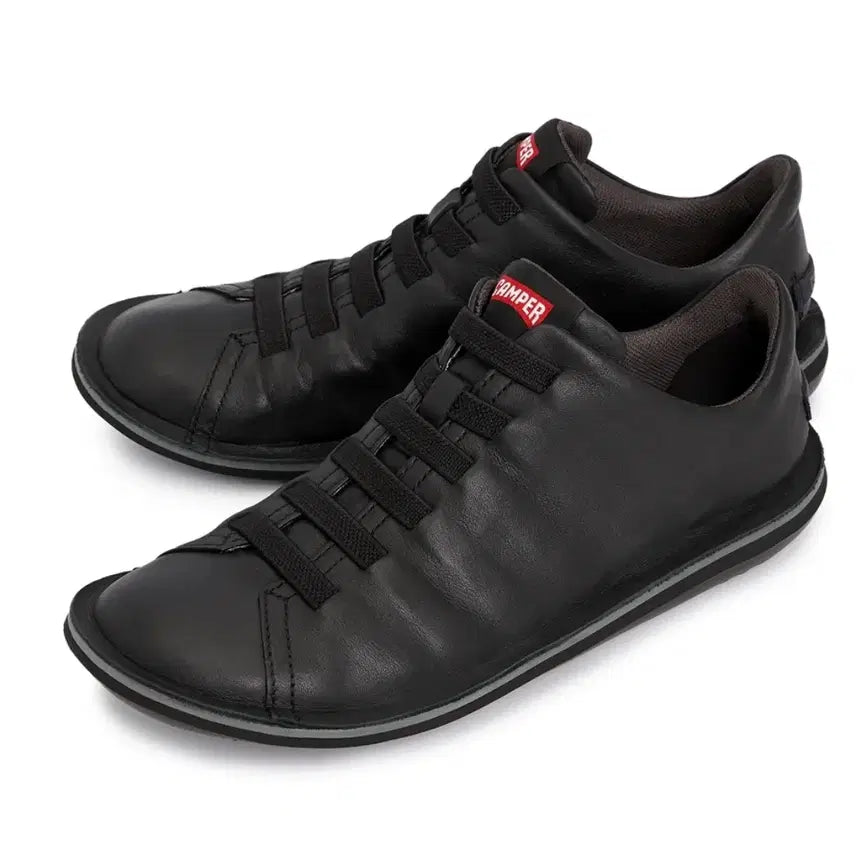 [BUNJANG] Camper Beetle Black Leather Sneakers EU 41 (US 8.5) / 캠퍼 남성 스니커즈 비틀 블랙 EU 41(나이키 기준 265)새제품