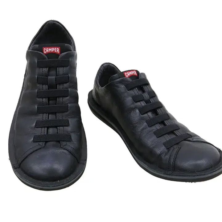 [BUNJANG] Camper Beetle Black Leather Sneakers EU 41 (US 8.5) / 캠퍼 남성 스니커즈 비틀 블랙 EU 41(나이키 기준 265)새제품