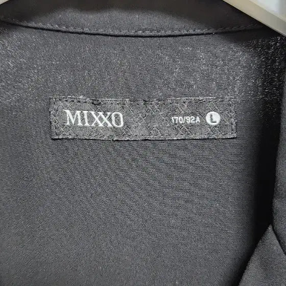 [BUNJANG] MIXXO Black Blouse Shirt (L) / MIIXO 블랙 셔츠 블라우스 라지