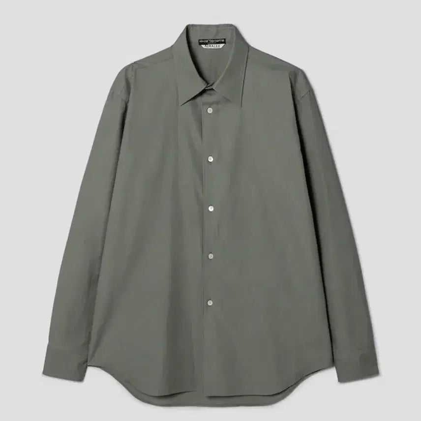 [SOLD OUT] 오라리  Washed Finx Twill Shirt-Olive 5사이즈