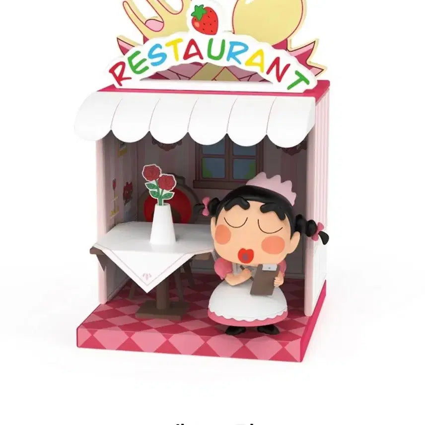 [BUNJANG] Crayon Shin-chan Store Series Restaurant Figure / 짱구 스토어 시리즈 레스토랑 피규어 미사용 새 상품